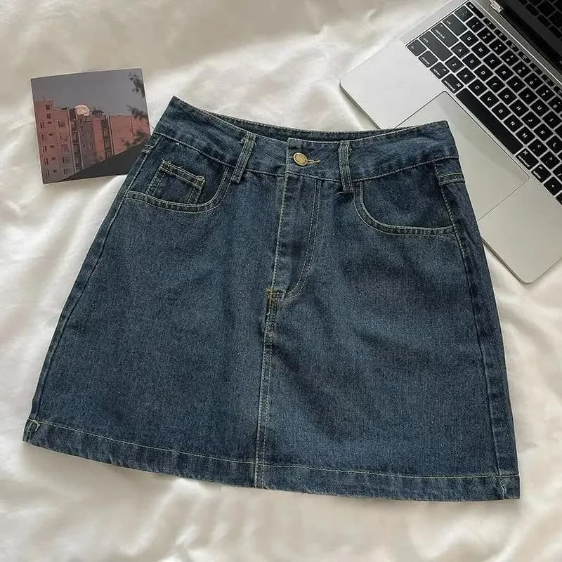 Conjunto de Saia Jeans Y2K: Jaqueta Vintage Estilo Japonês com Botões e Saia Mini Fofa, Conjunto de 2 Peças Review 2026 — Vale a Pena?