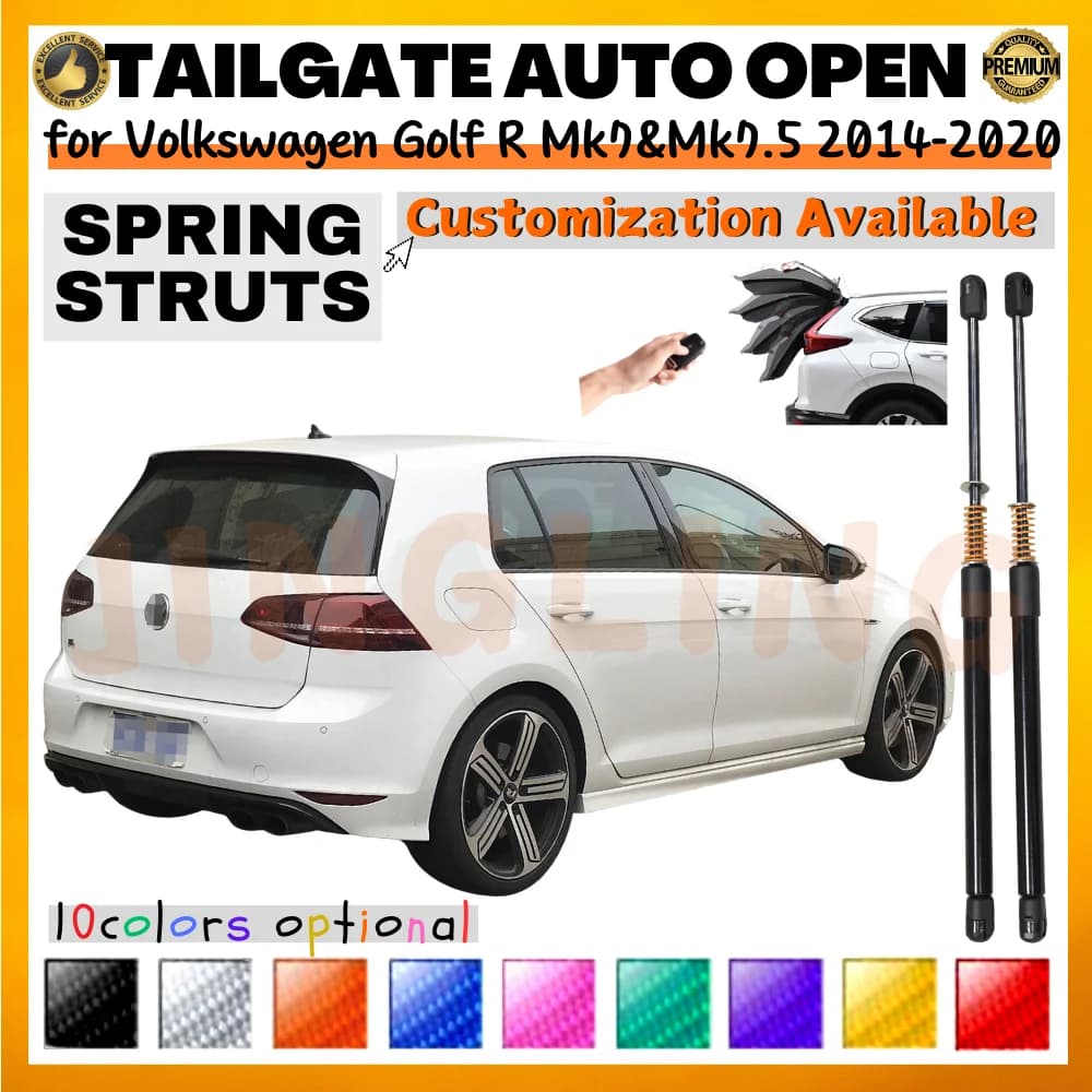 Qty (2) suportes de porta-malas com mola para Volkswagen Golf R MK7 e MK7.5 (2014-2020): Review Completo 2026 — Vale a Pena?