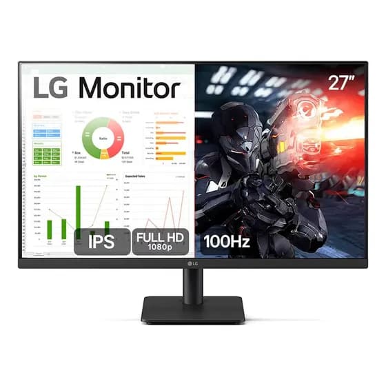 Monitor PC Gamer LG 27” 27MS500 IPS 100Hz Full HD HDMI 2x