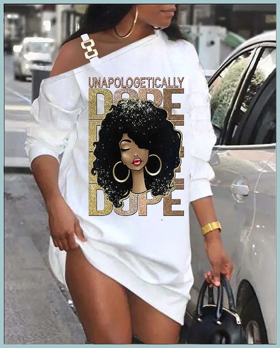 Vestido Mini Estampado Feminino de Outono, Vestido de Festa com Manga Longa e Corte Solto Review 2024 — Vale a Pena?