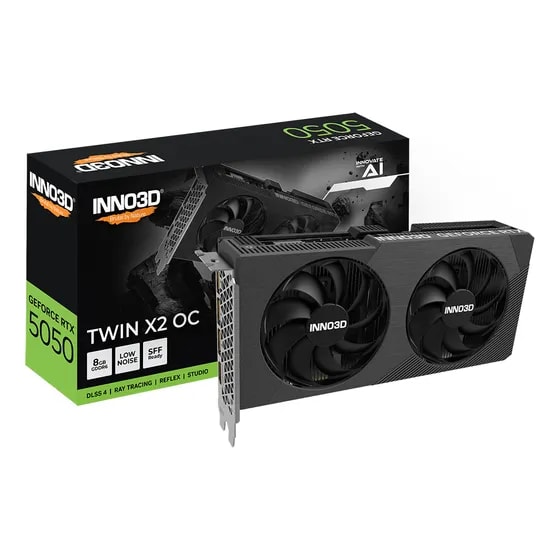 Placa de Vídeo INNO3D RTX 5050 TWIN X2 8GB GDDR6 Geforce Nvidia 4K Review 2026 — Vale a Pena?