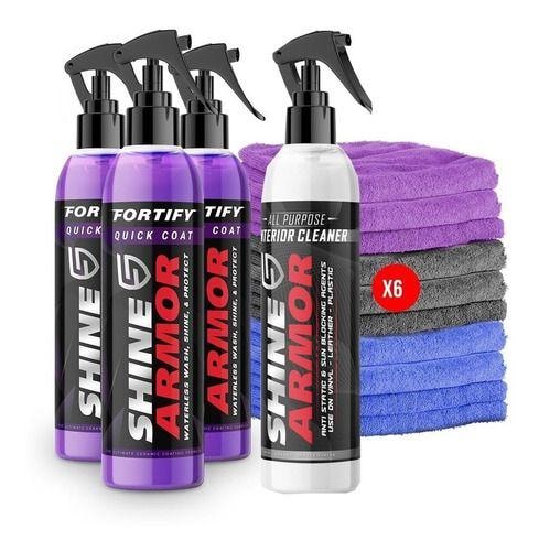3 Fortify Shine Armor Lava Encera + 1 Interior Cleaner Couro Review 2026 — Vale a Pena?