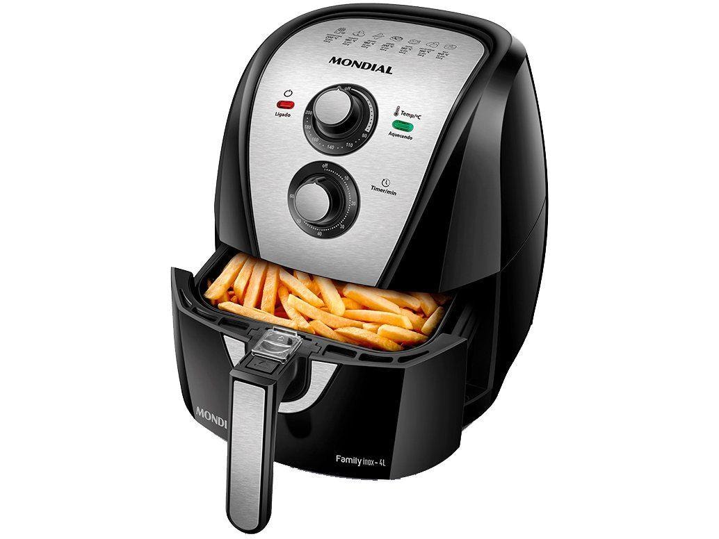Air Fryer Mondial Family AFN-40-BI Preto e Inox 4L com Timer Review 2026 — Vale a Pena?