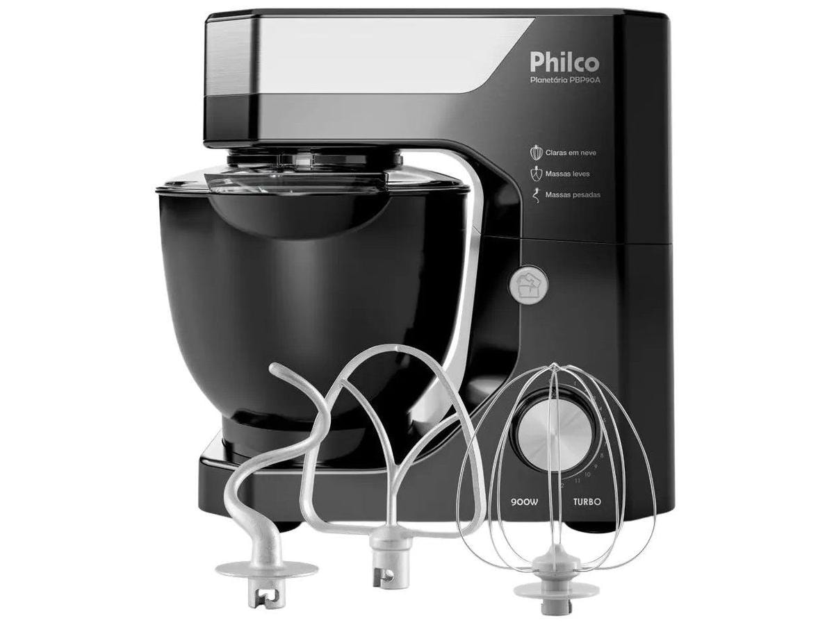 Batedeira Planetária Philco Preta 800W 12 Velocidades 5 Litros PBP90A 103401154 Review — Vale a Pena por R$ 319,00?