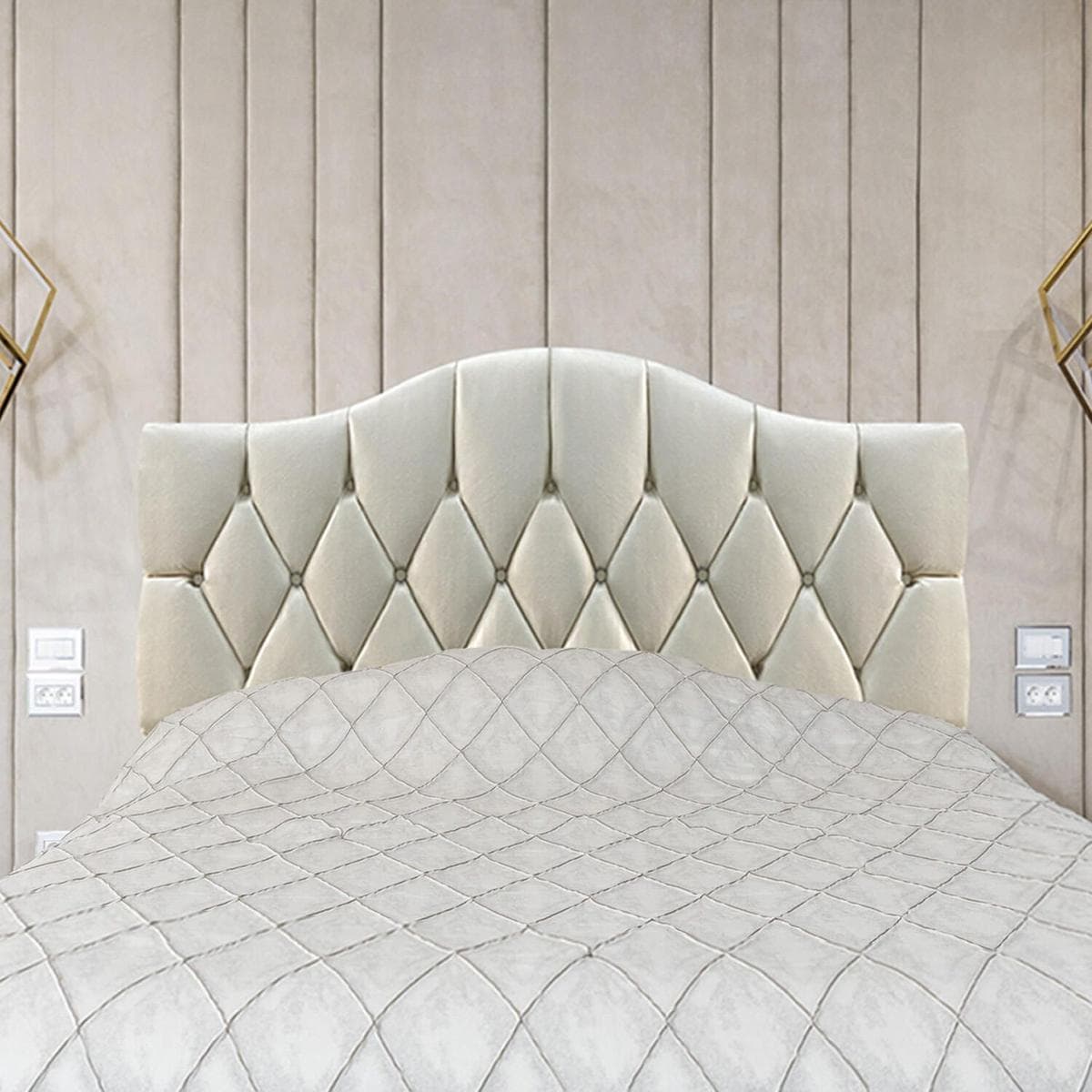 Cabeceira Casal Cama Box Botões Provençal Bege Suede Com Pés 120Cm Altura RBL Review 2026 — Vale a Pena?