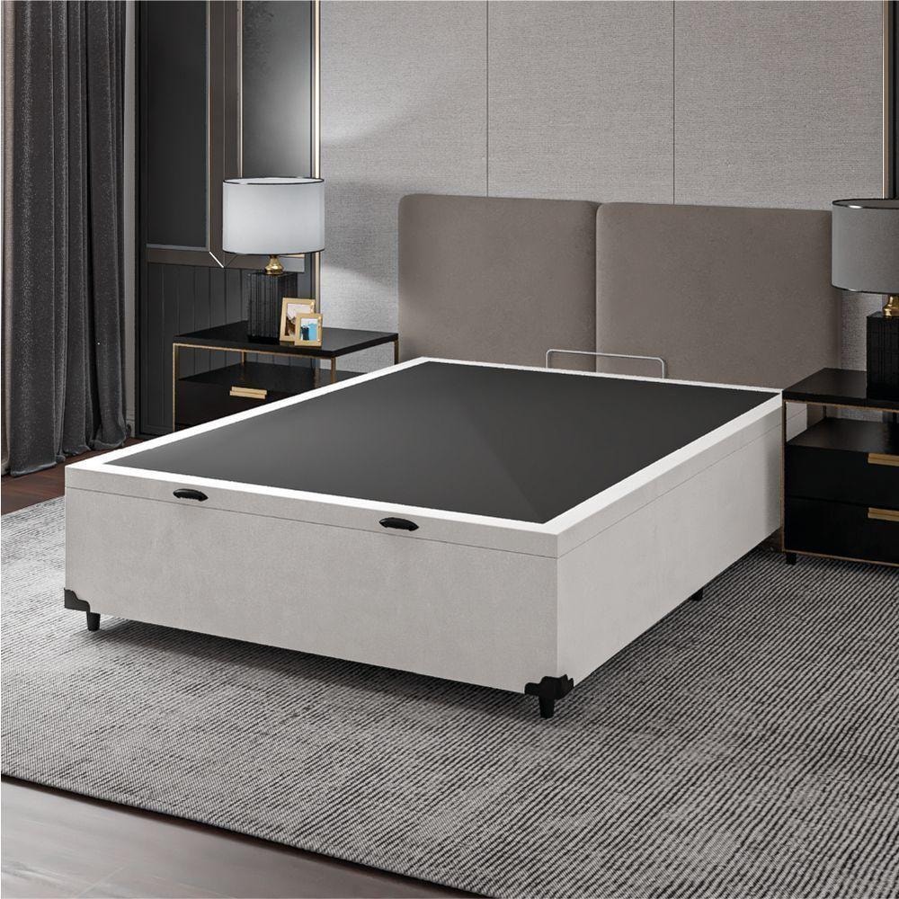 Cama Box Baú Base Casal Para Colchão De 1,38m Linho Prince Review 2026 — Vale a Pena?