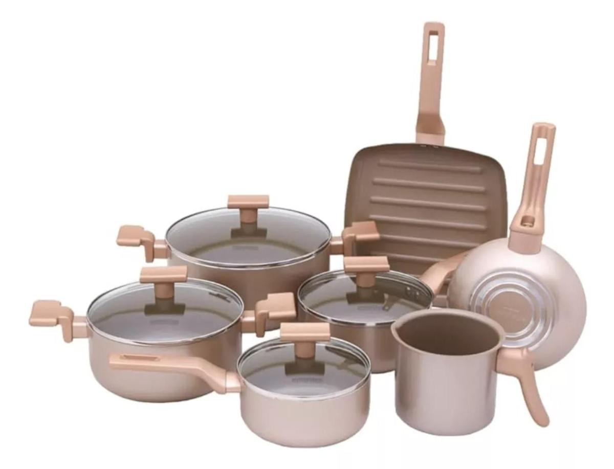 Conjunto De Panelas Sartin Champagne 7 Peças Cerâmica Mimo Style Review 2026 — Vale a Pena?