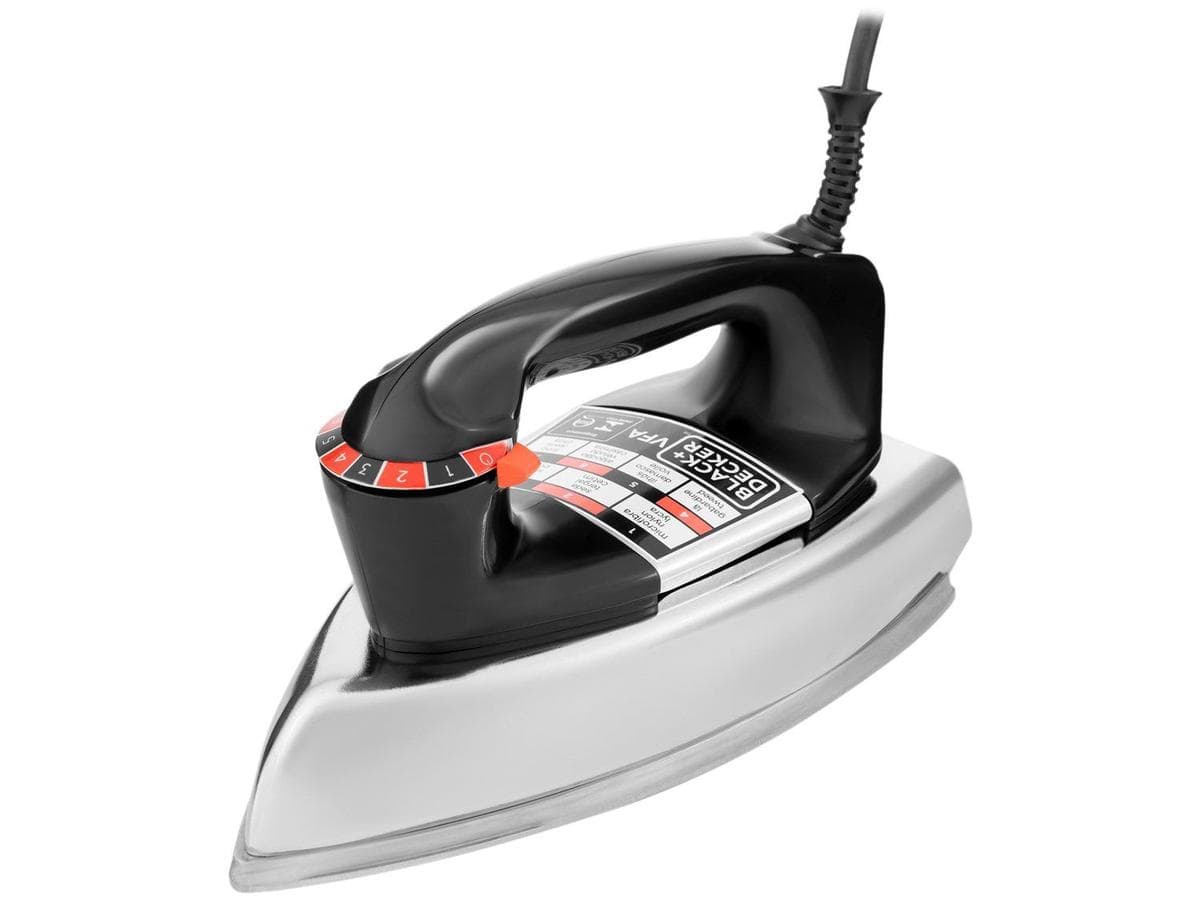 Ferro de Passar Roupa a Seco Black&Decker VFA-1110 Preto Review 2024 — Vale a Pena?