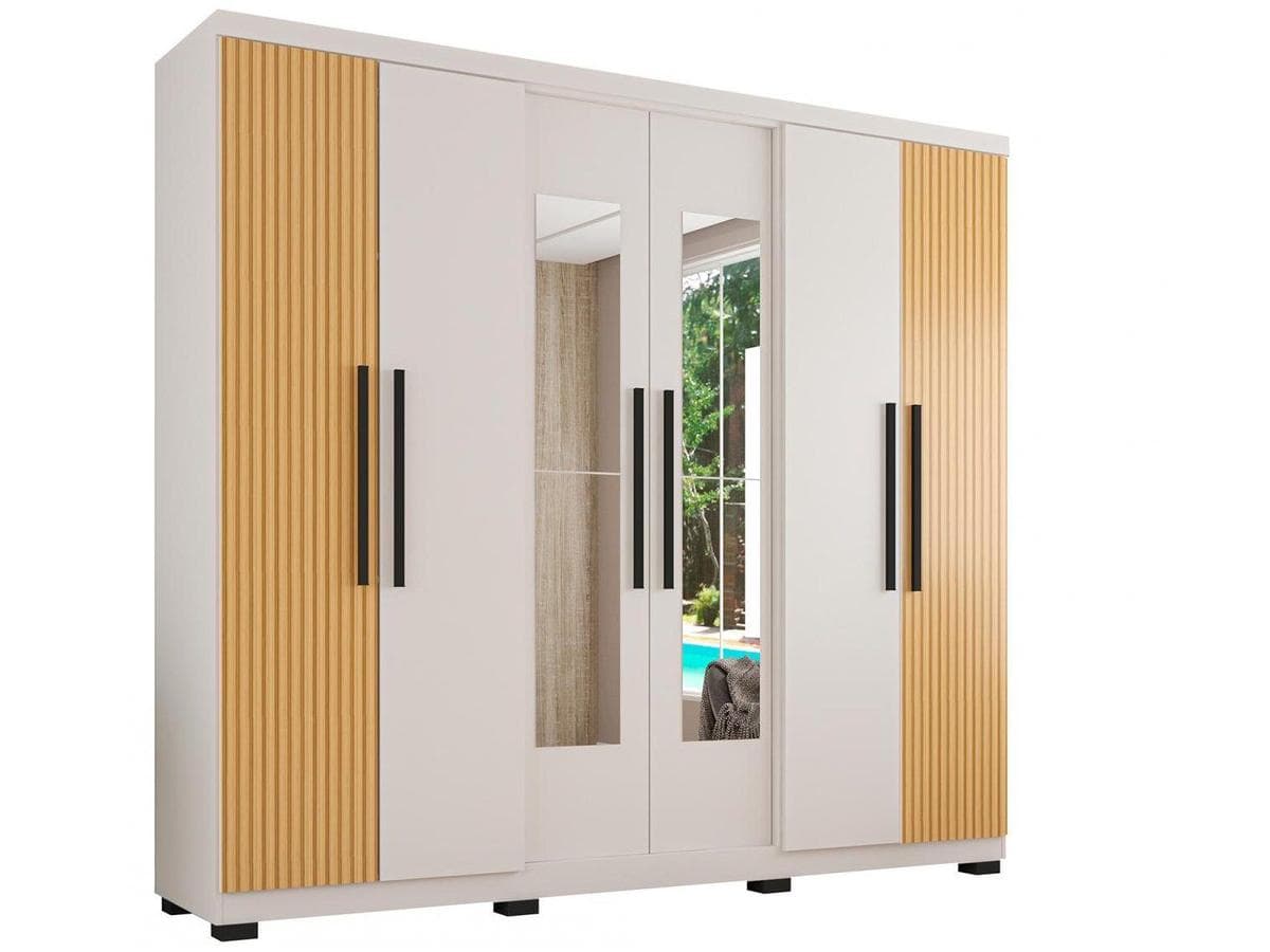 Guarda-roupa Casal com Espelho 6 Portas 4 Gavetas Araplac Braga: Análise Completa e Preço Atual