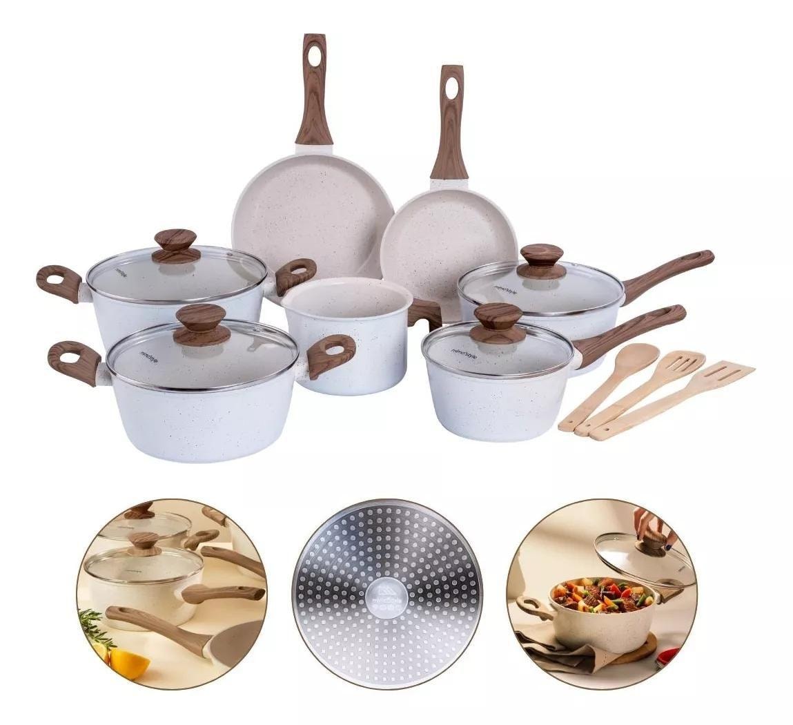 Jogo De Panelas Antiaderente 10 Peças Indução Revestimento Cerâmico Mimo Style Marmol Review 2026 — Vale a Pena?