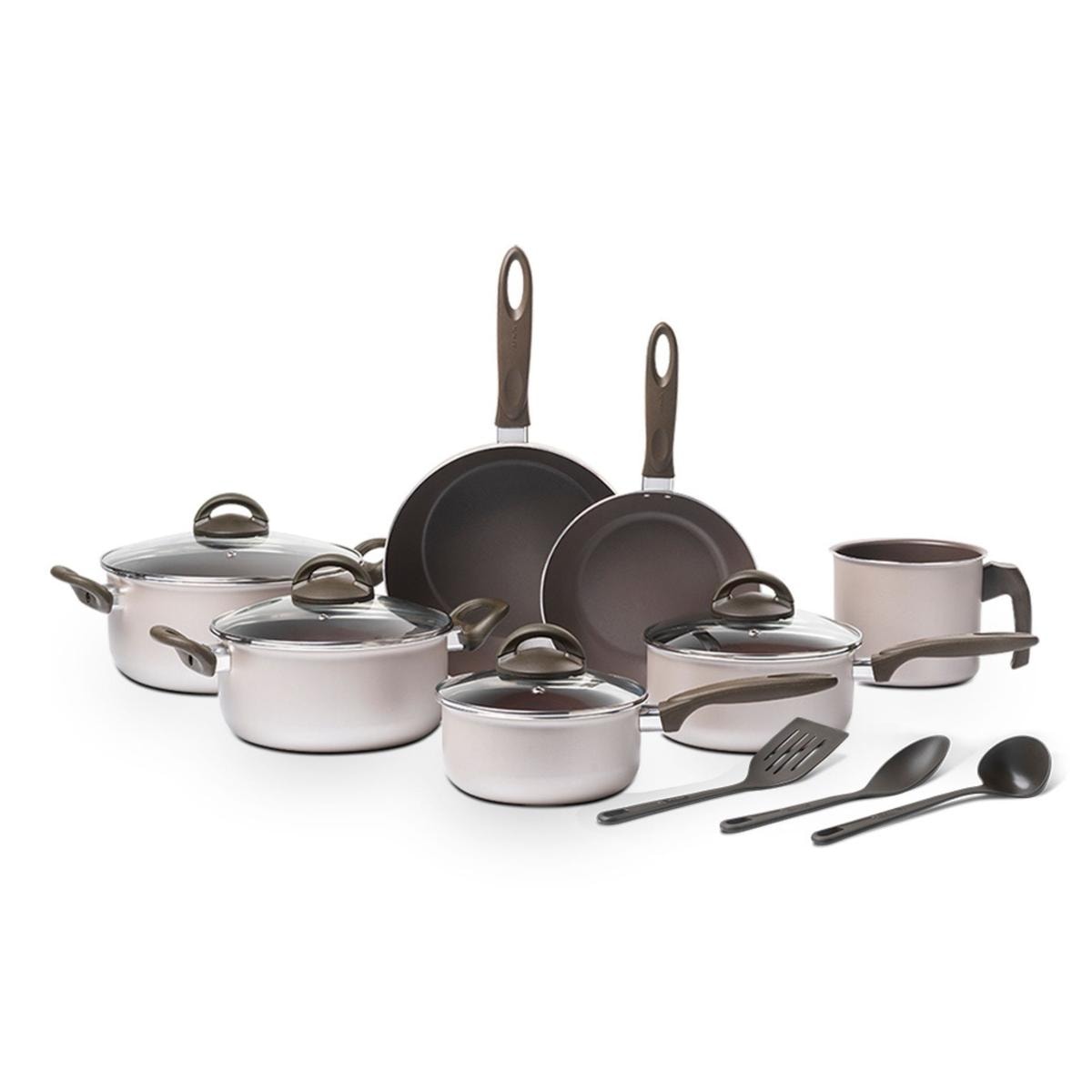 Jogo de Panelas Brinox 10 Peças Ceramic Life Nevada Champanhe Review 2026 — Vale a Pena?