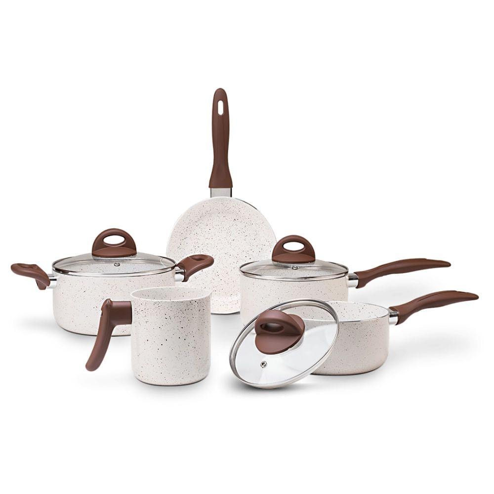 Jogo de Panelas Brinox Antiaderente Ceramic Life 5 Peças Smart Plus Vanilla: Análise Completa 2026 — Vale a Pena?