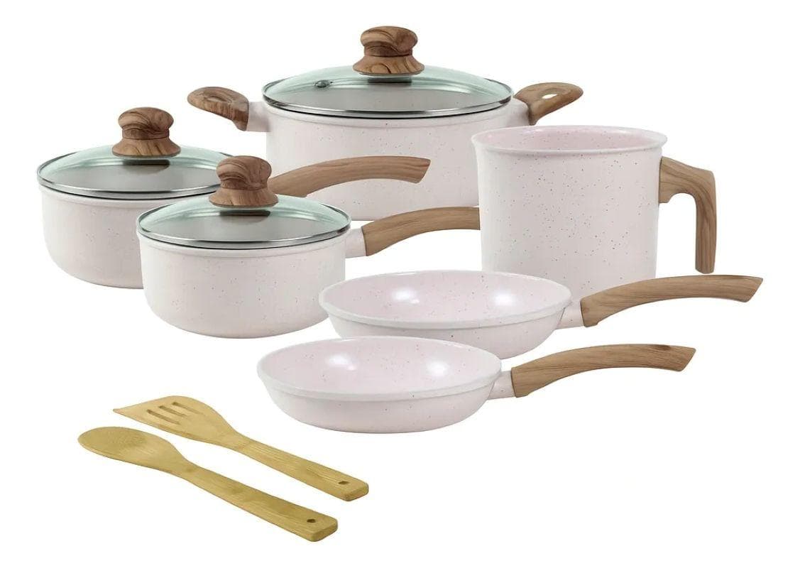 Jogo De Panelas Cerâmico Triplo Indução Tuut Ecoglide 8 Peças Cor Baunilha Review 2026 — Vale a Pena?