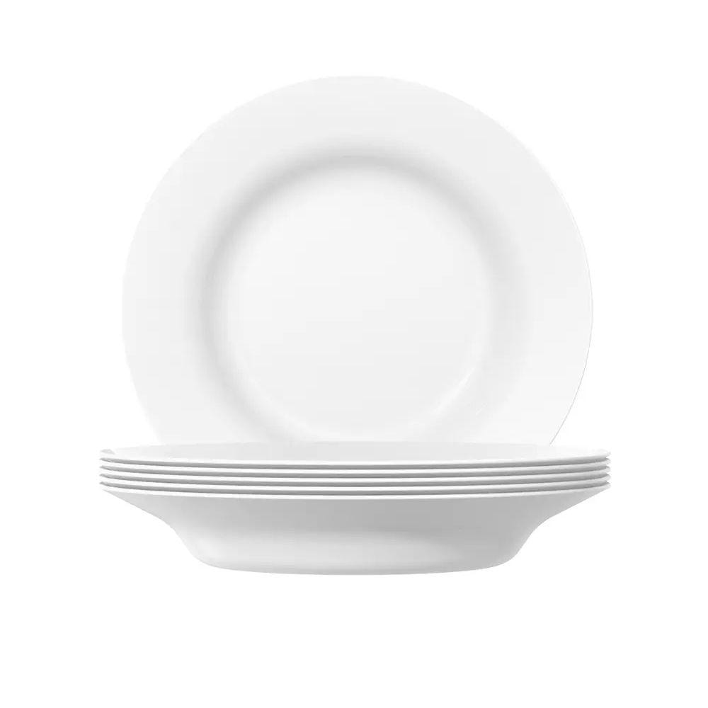 Kit c/6 Pratos Opaline Menu Fundo 23cm Vidro Branco Nadir Review Completa 2026 — Vale a Pena?