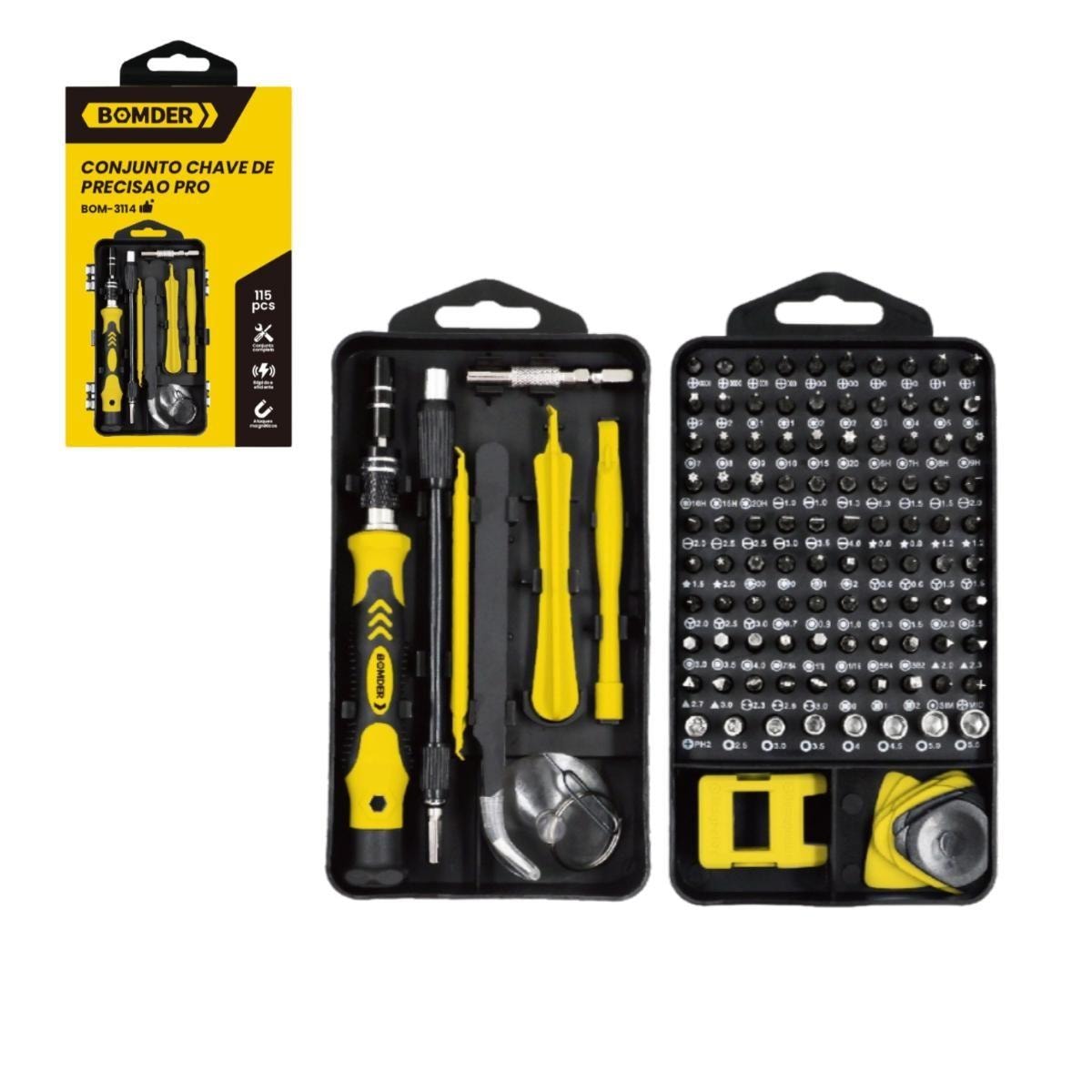 Kit Jogo Chaves De Fenda Precisão Magnético 115 Peças Ferramentas Profissional Conserto Celular Notebook Tablet Relógio Review 2026 — Vale a Pena?