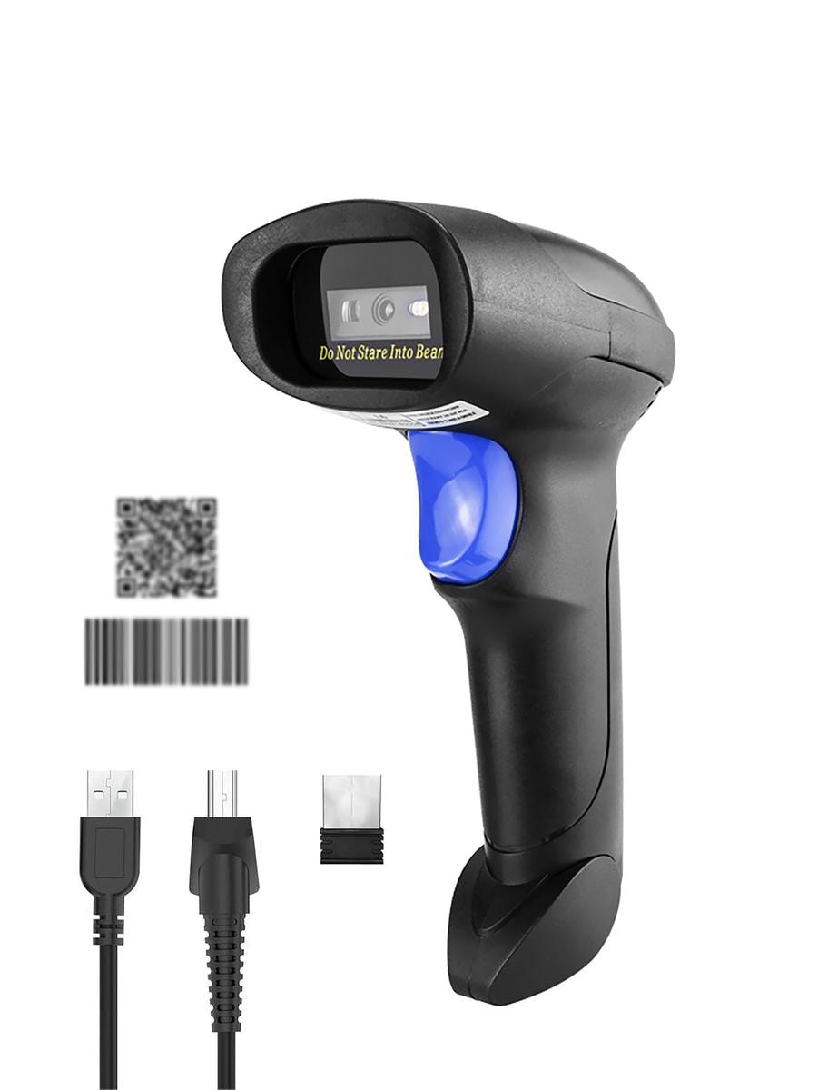 Leitor de código de barras wireless QRcode Sem fio 1D 2D Review 2026 — Vale a Pena?