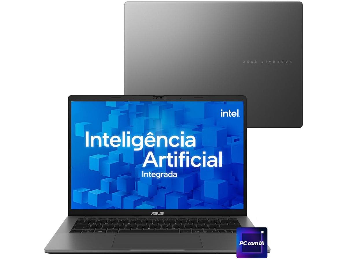 Notebook ASUS Vivobook S14 Intel Core Ultra 5 com IA Integrada 225H 16GB RAM 512SSD 14" Windows 11 Review 2026 — Vale a Pena?