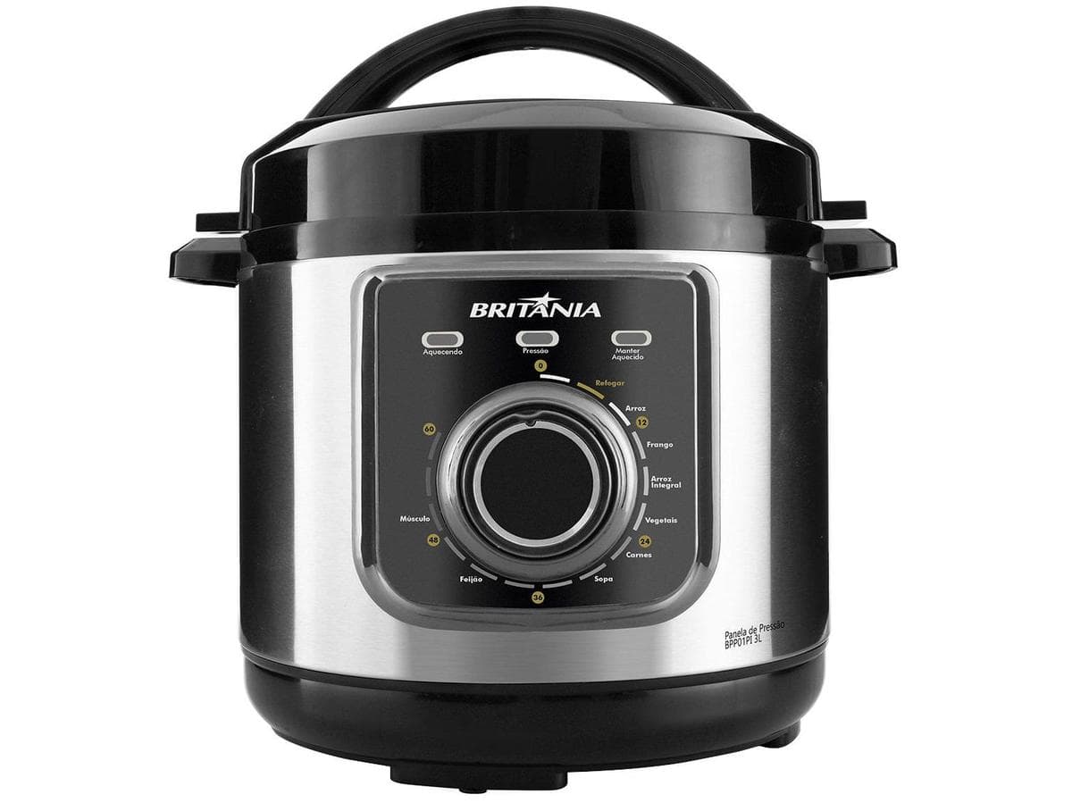Panela de Pressão Elétrica Britânia Multifuncional BPP01PI 700W 3L Review — Vale os R$ 329,00?