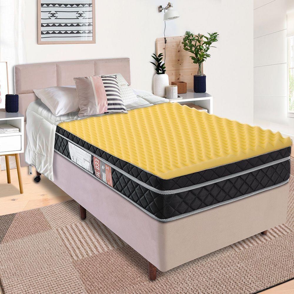 Pillow Top Queen Casca de Ovo Massageador Espuma Macio 158x198cm BF Colchões Review — Vale a Pena?