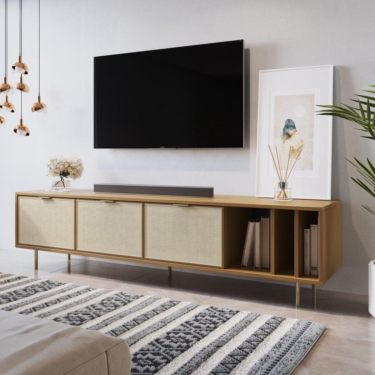 Rack Para TV até 60 Polegadas 3 Gavetas Madeira Maciça Palhinha Yescasa Review 2026 — Vale a Pena?