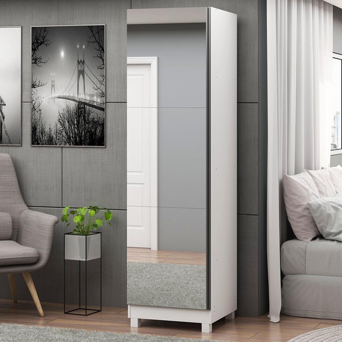 Sapateira 1 Porta Espelhada Gold 100% MDF Review 2026 — Vale a Pena?