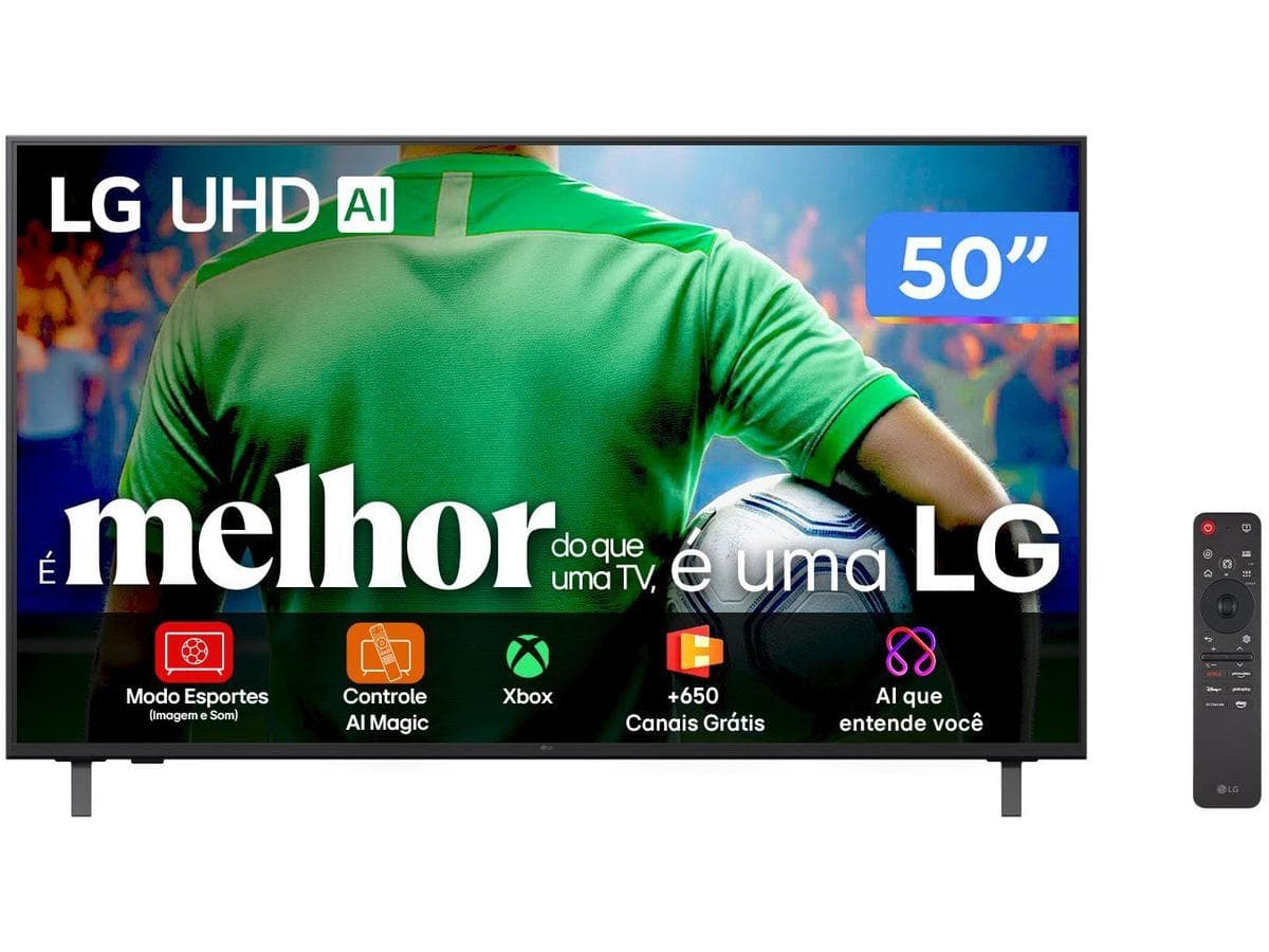 Smart TV 50" LG 4K Ultra HD 50UA8550PSA webOS 25 AI Processor 4K Gen8 com Alexa 3 HDMI Review 2026 — Vale a Pena?
