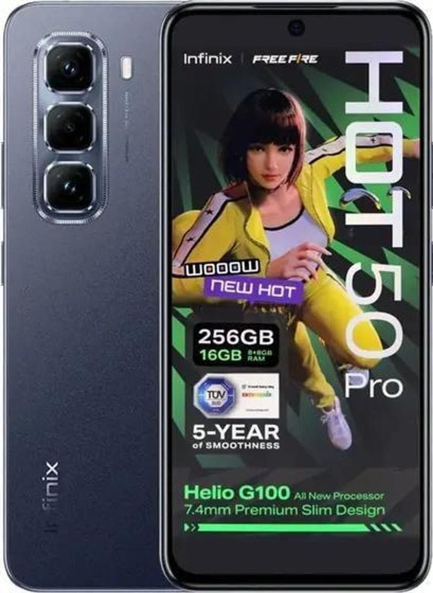 Smartphone Infinix HOT 50 Pro 256GB 16GB RAM 88 Dual SIM com NFC Sleek Black Tela 6.78 e Câmera 108MP Review 2026 — Vale a Pena?