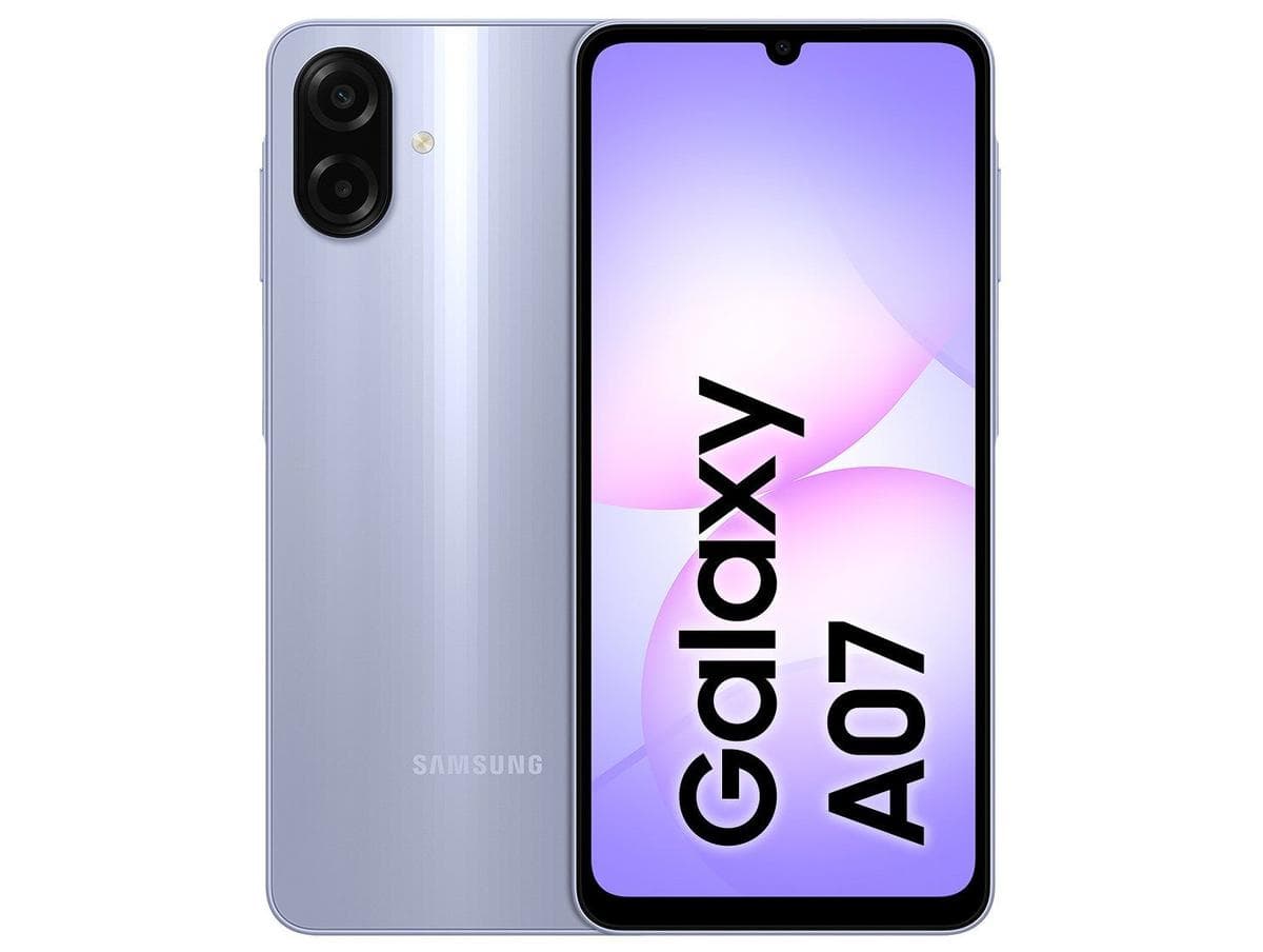 Smartphone Samsung A07 128GB Violeta 4GB RAM Tela 6,7" Câm. Dupla + Selfie 8MP Review 2026 — Vale a Pena?