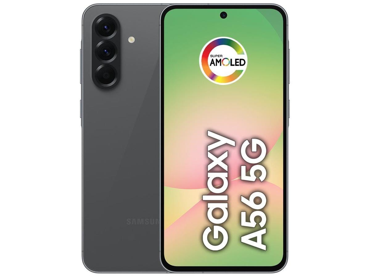 Smartphone Samsung Galaxy A56 256GB 5G 8GB RAM Preto 6,7" Câm. Tripla + Selfie 12MP Review 2026 — Vale a Pena?