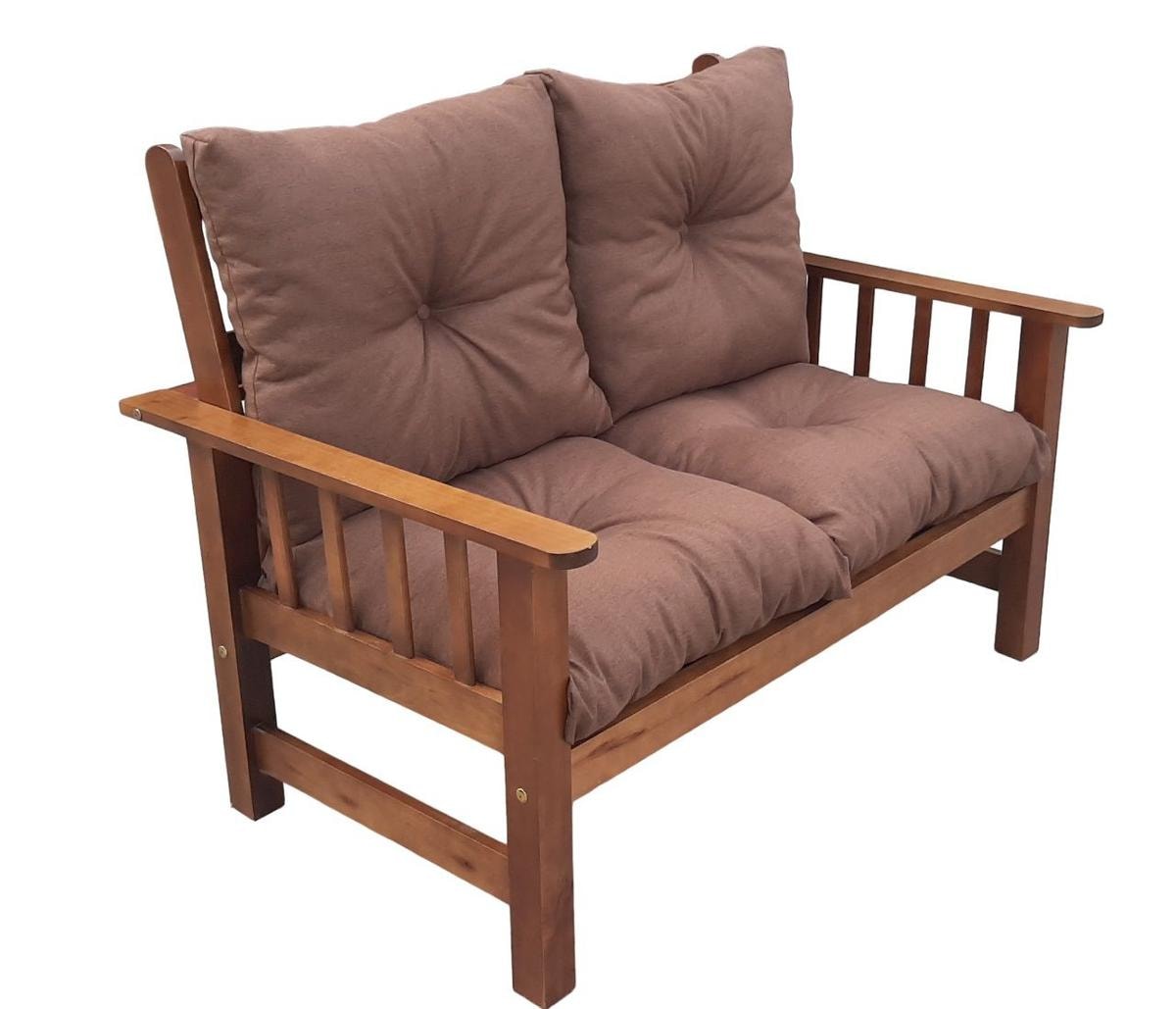 Sofá Banco Namoradeira Colinial Cancún 2 Lugares de Madeira Banco Super Resistente Estofado Marrom Review 2026 — Vale a Pena?