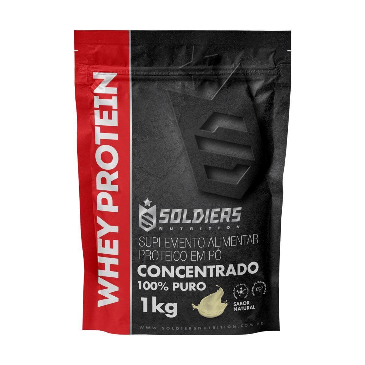 Whey Protein Concentrado 1Kg - Natural - 100% Puro Importado - Soldiers Nutrition Review 2026 — Vale a Pena?
