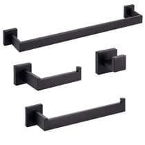 Kit Acessórios Para Banheiro Aço Inox premium Kazartte